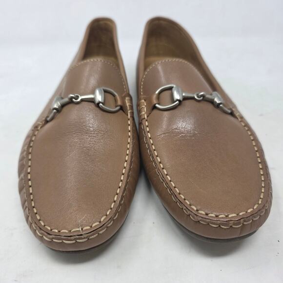 Marc Joseph New York Carter Road Loafers Womens 9 Taupe Leather - Picture 3 of 8